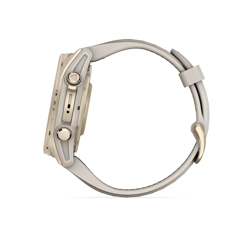 Garmin fēnix® 8 43 mm AMOLED Sapphire Fog Grey/Soft Gold 010-02903-11