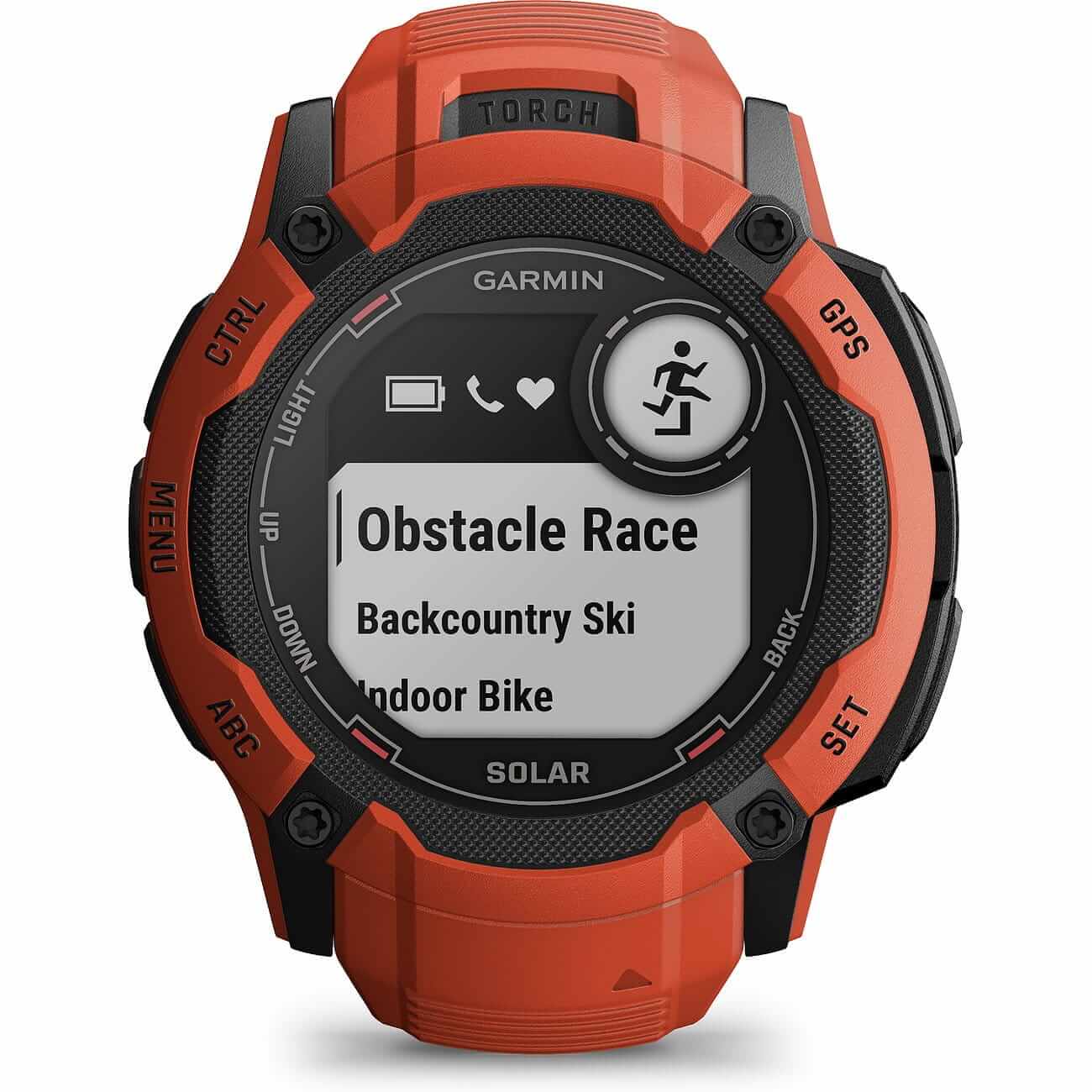 Garmin Instinct 2X Solar Red Men's Watch 010-02805-01