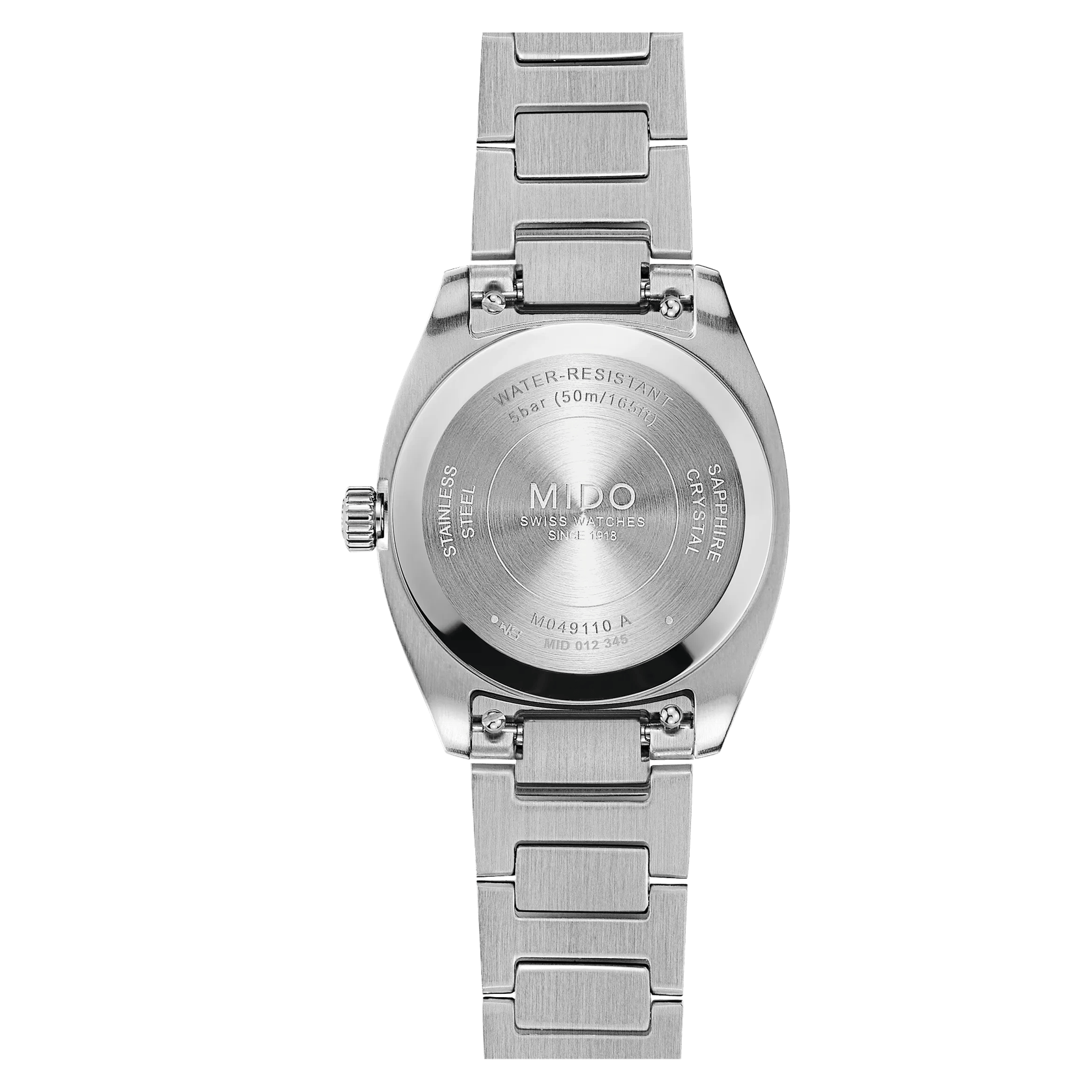Mido Multifort TV 28 Quartz Ivory Roman Numerals Womens Watch M049.110.11.263.00