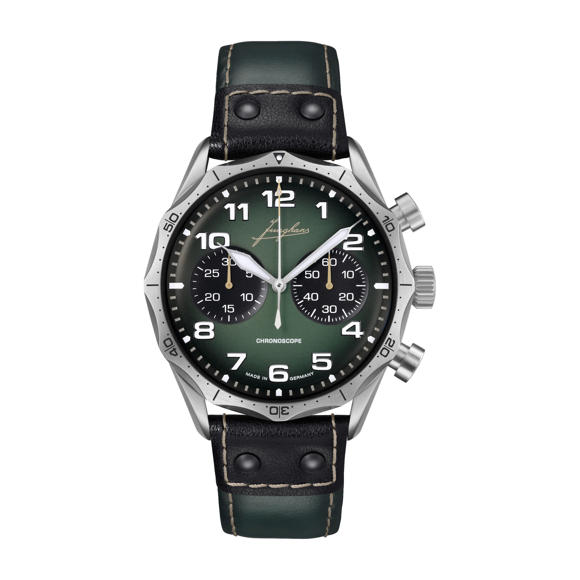Junghans Pilot Chronoscope men's watch 27/3492.00
