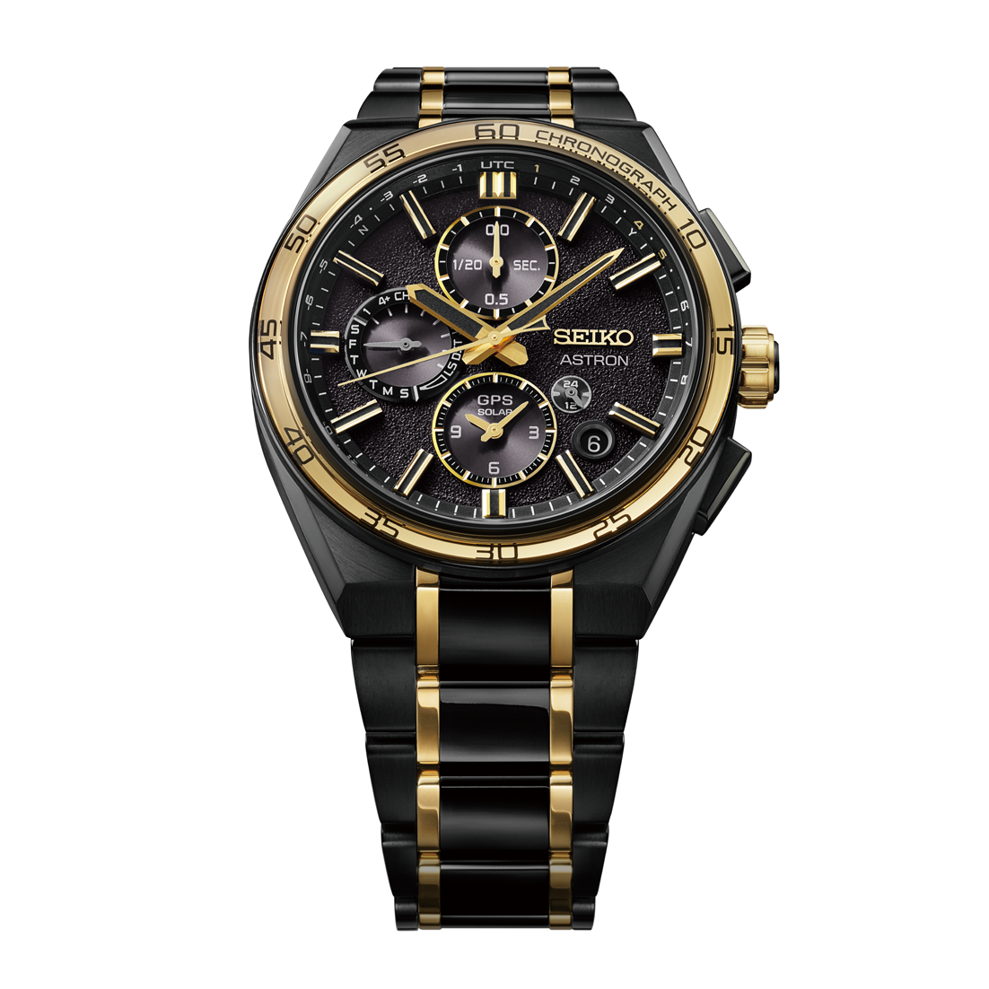 Seiko ASTRON GPS Solar Dual Time Chronograph 145th Anniversary Limited Edition Men's Watch SSH186J1