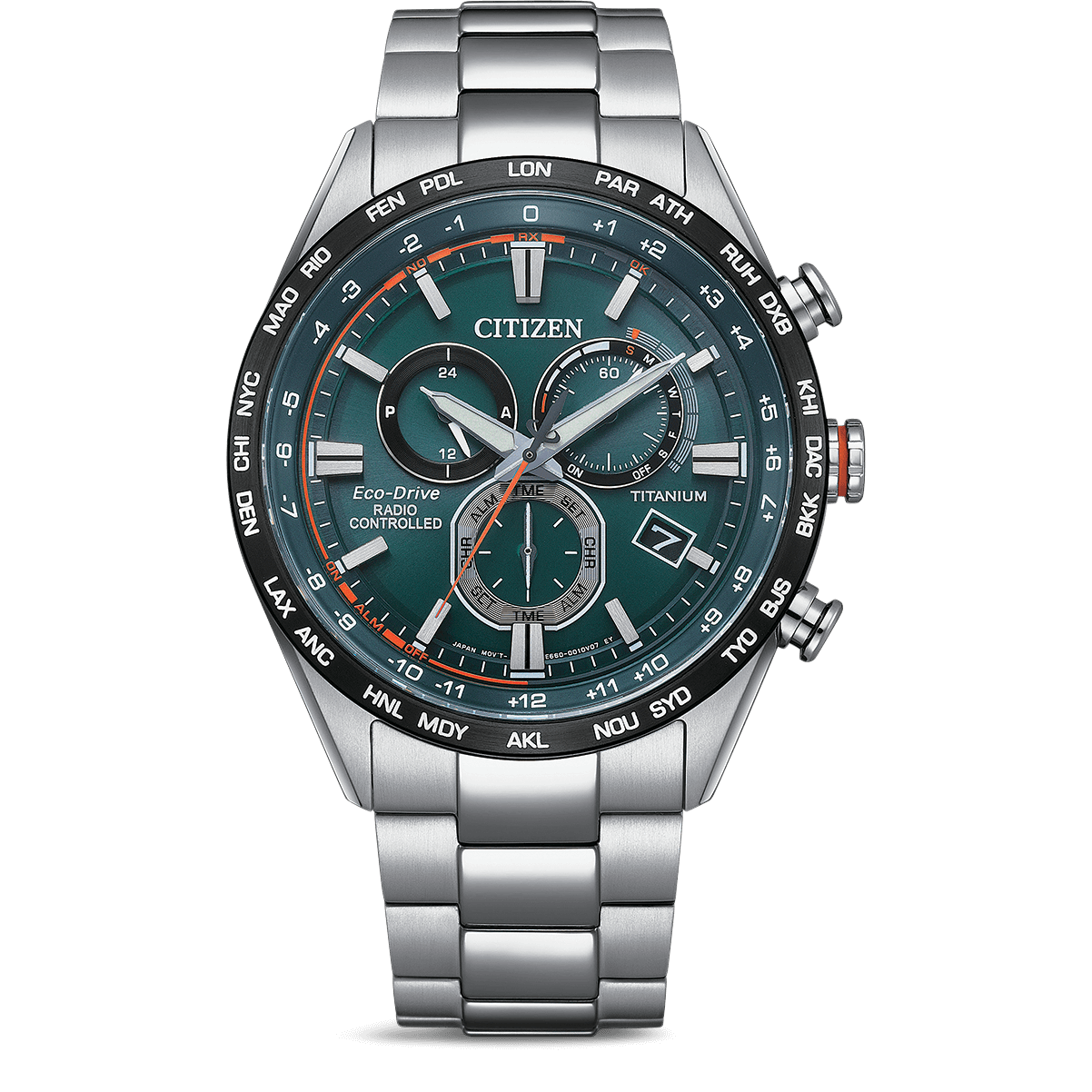 Citizen Super Titanium radio controlled men's watch CB5946-82X