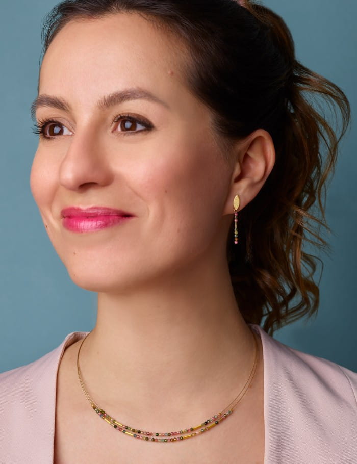 Bernd Wolf Nivensy earrings tourmaline 1530003926