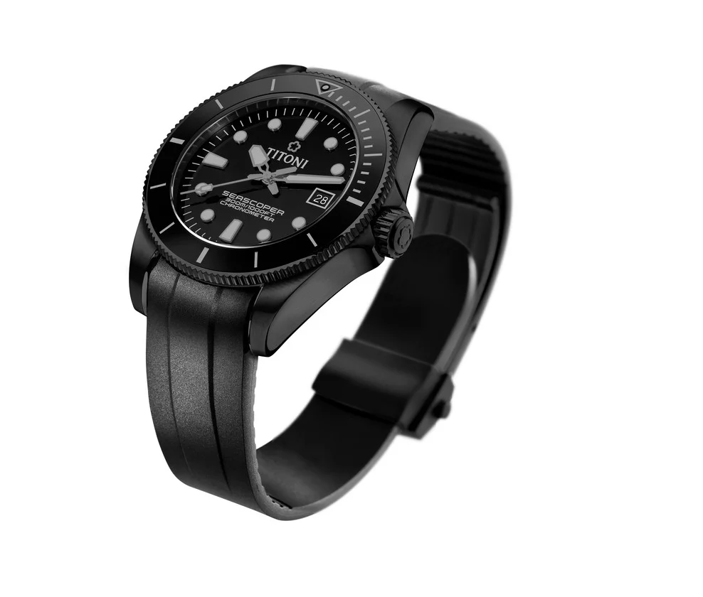 Titoni Seascoper 300 83300 B-BK-R-716 I men's watch - Limited Edition