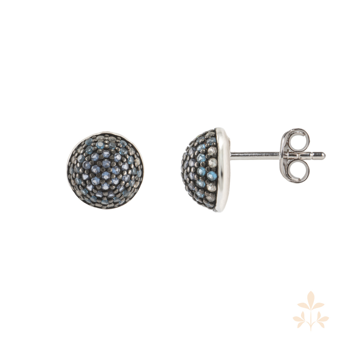 At that time sapphire bamboo earrings SZA-2990-316