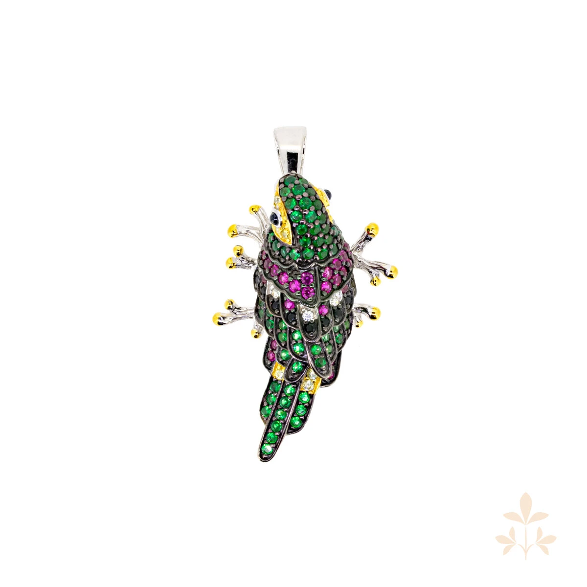 At the time Antoine parrot pendant SZA-3990-254
