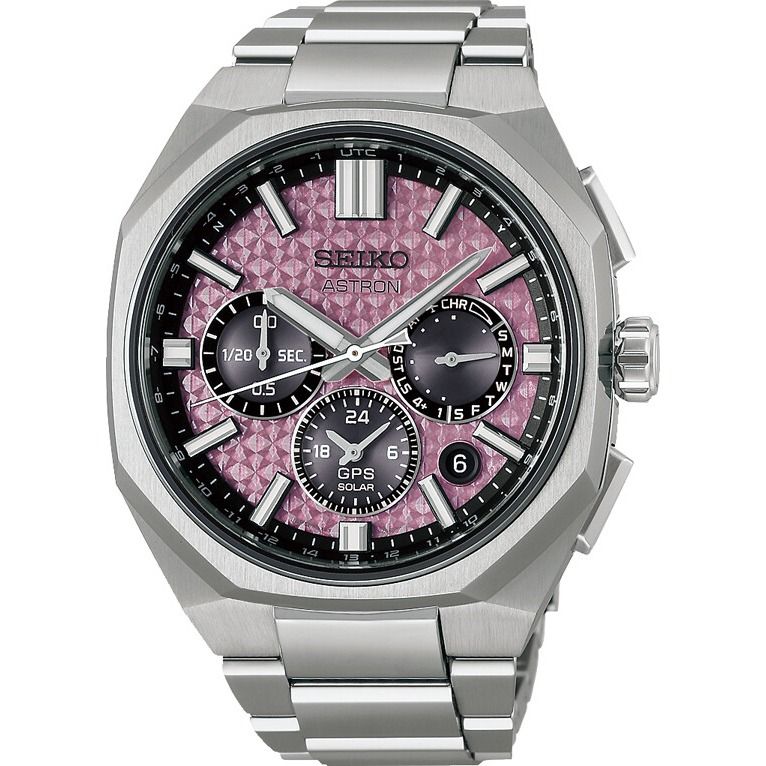 Seiko Astron GPS Solar 2026 Limited Edition Crystal Pink, Limited to 1200 pieces Men's Watch HAB006J1