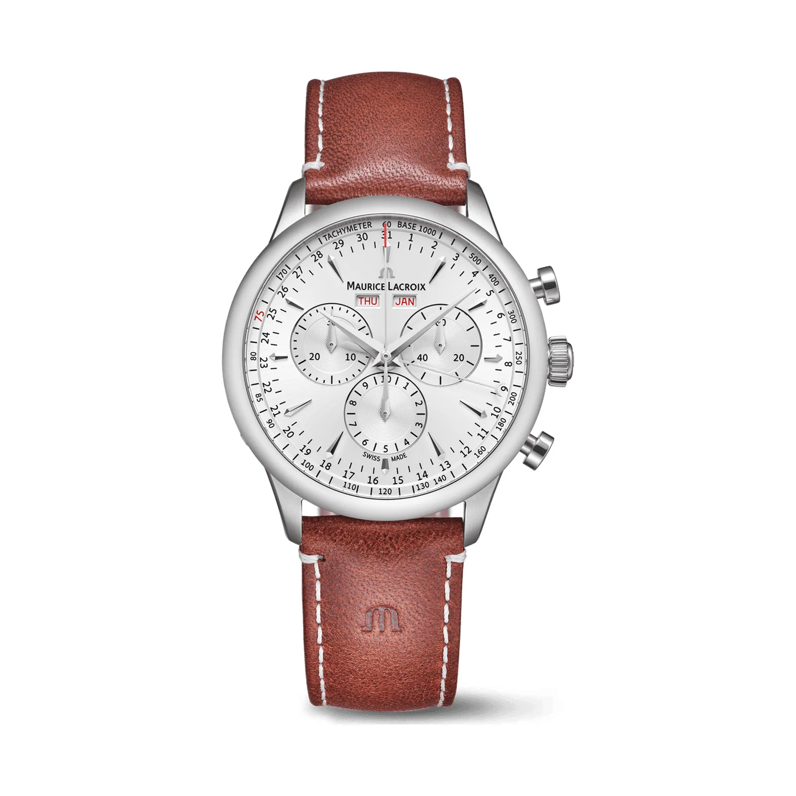 Maurice Lacroix 1975 Chronograph Limited Edition 40 mm Quartz leather strap Men's Watch 751138-SS001-130-3
