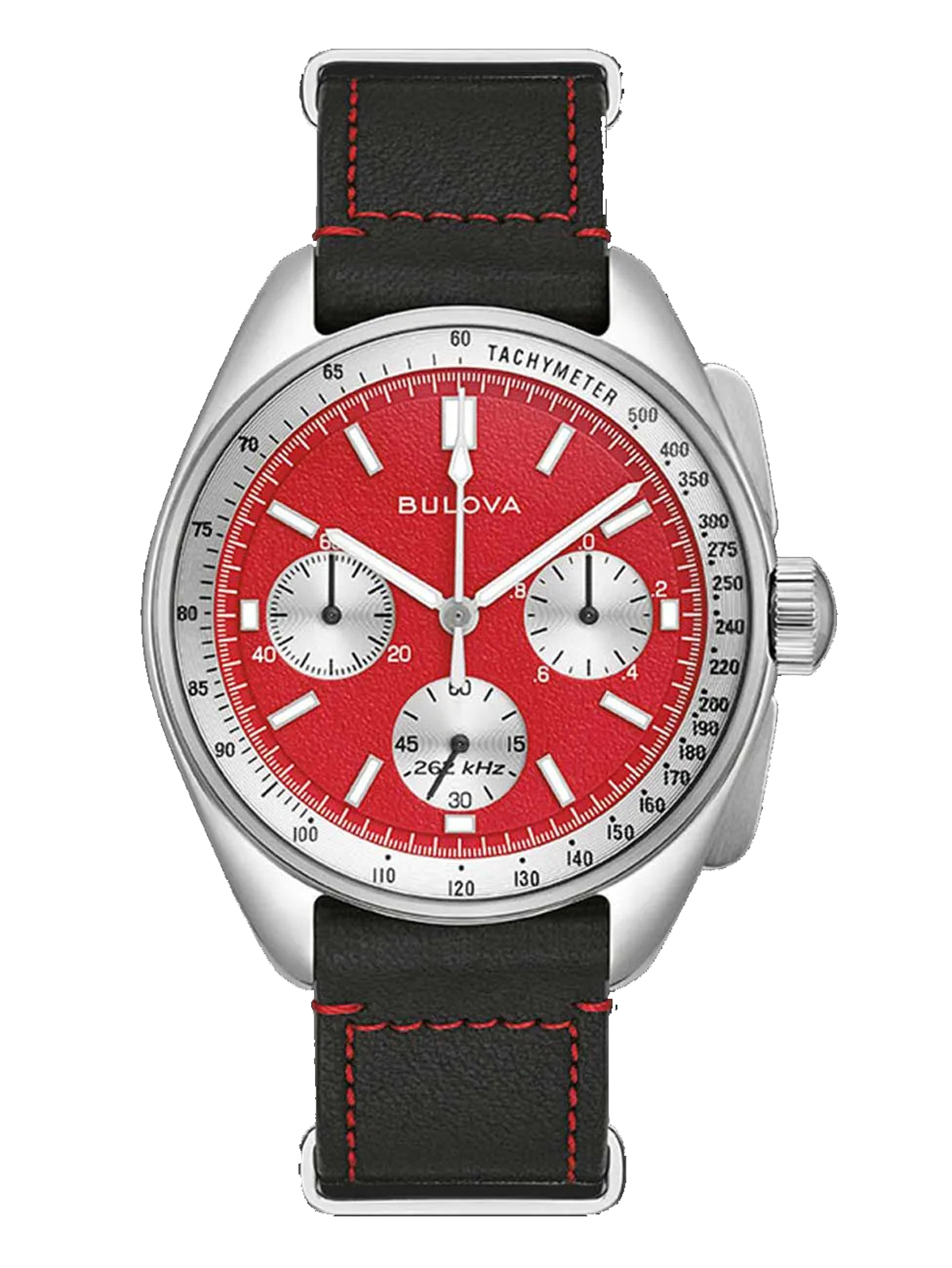 Pre-owned Bulova Lunar Pilot Chronograph men's watch 96K115 