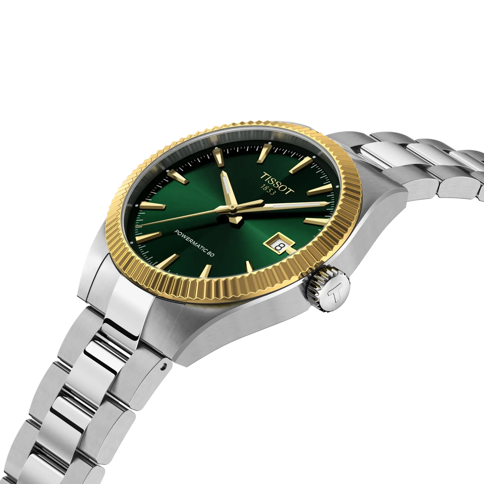 Tissot Gentleman Automatic 38 mm Green Men's Watch T934.807.41.091.00