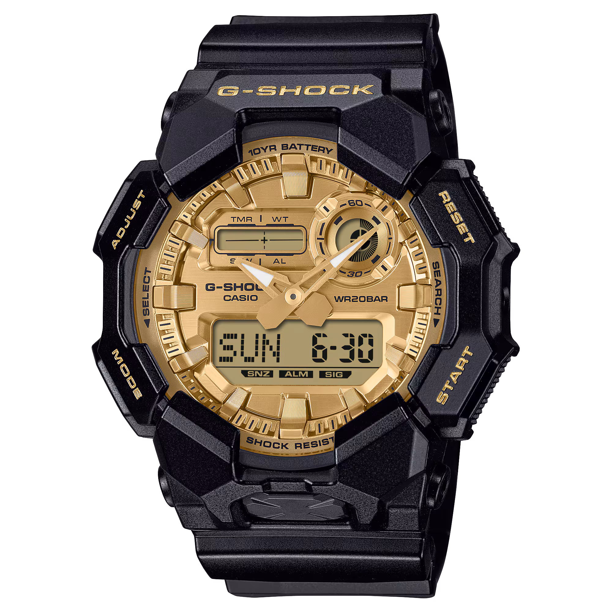 Casio CLASSIC GA-010 Series Hybrid Gold Men's Watch GA-010GGB-1A9