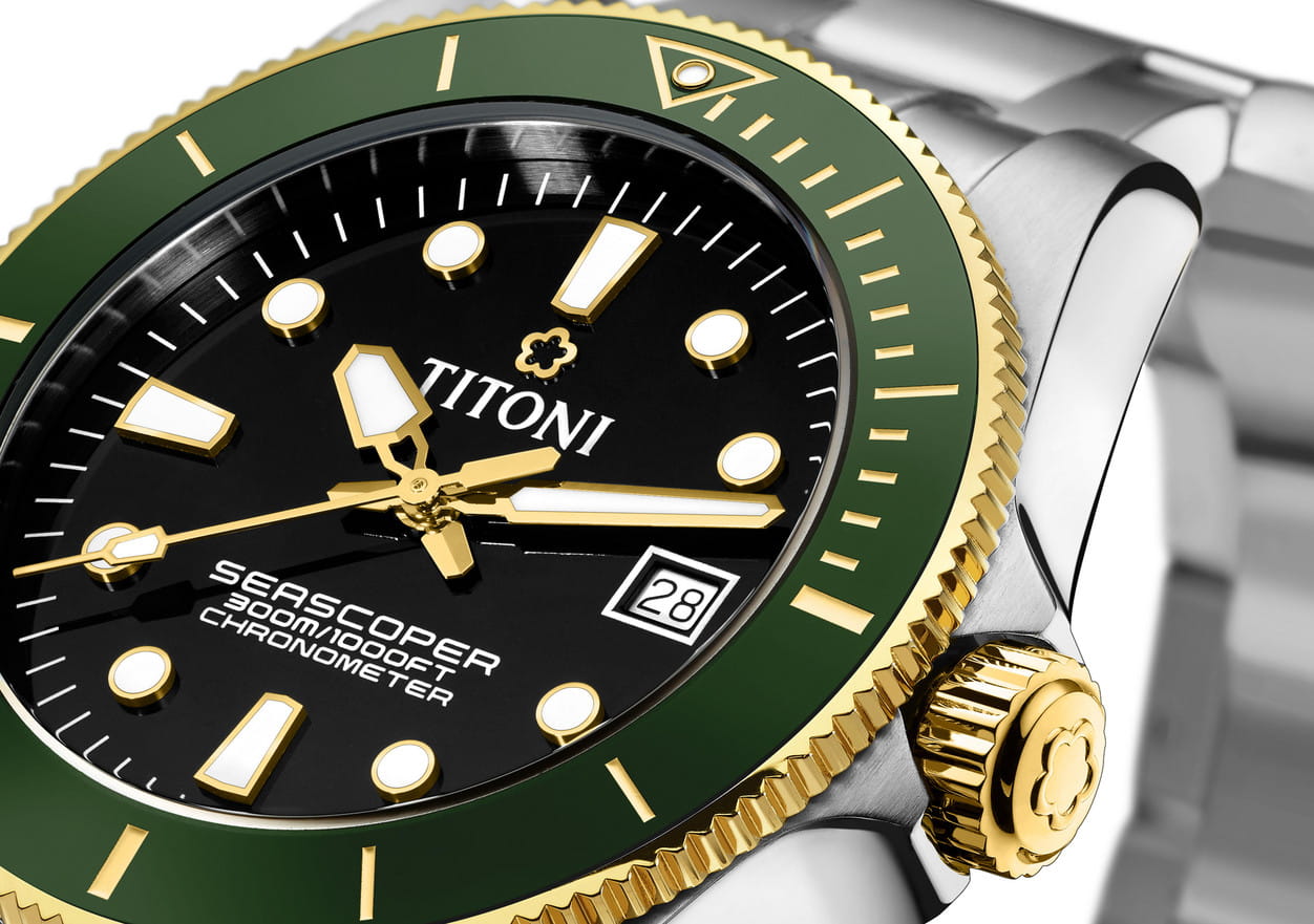 Titoni Seascoper men's watch 83300 SYS-GN-248