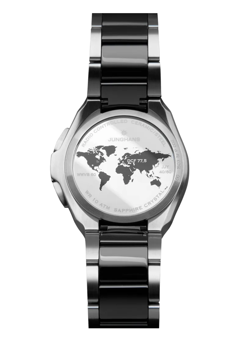 Junghans Spektrum Ladies Radio Solar Anthracite Mother of Pearl Womens Watch 15/1602.44