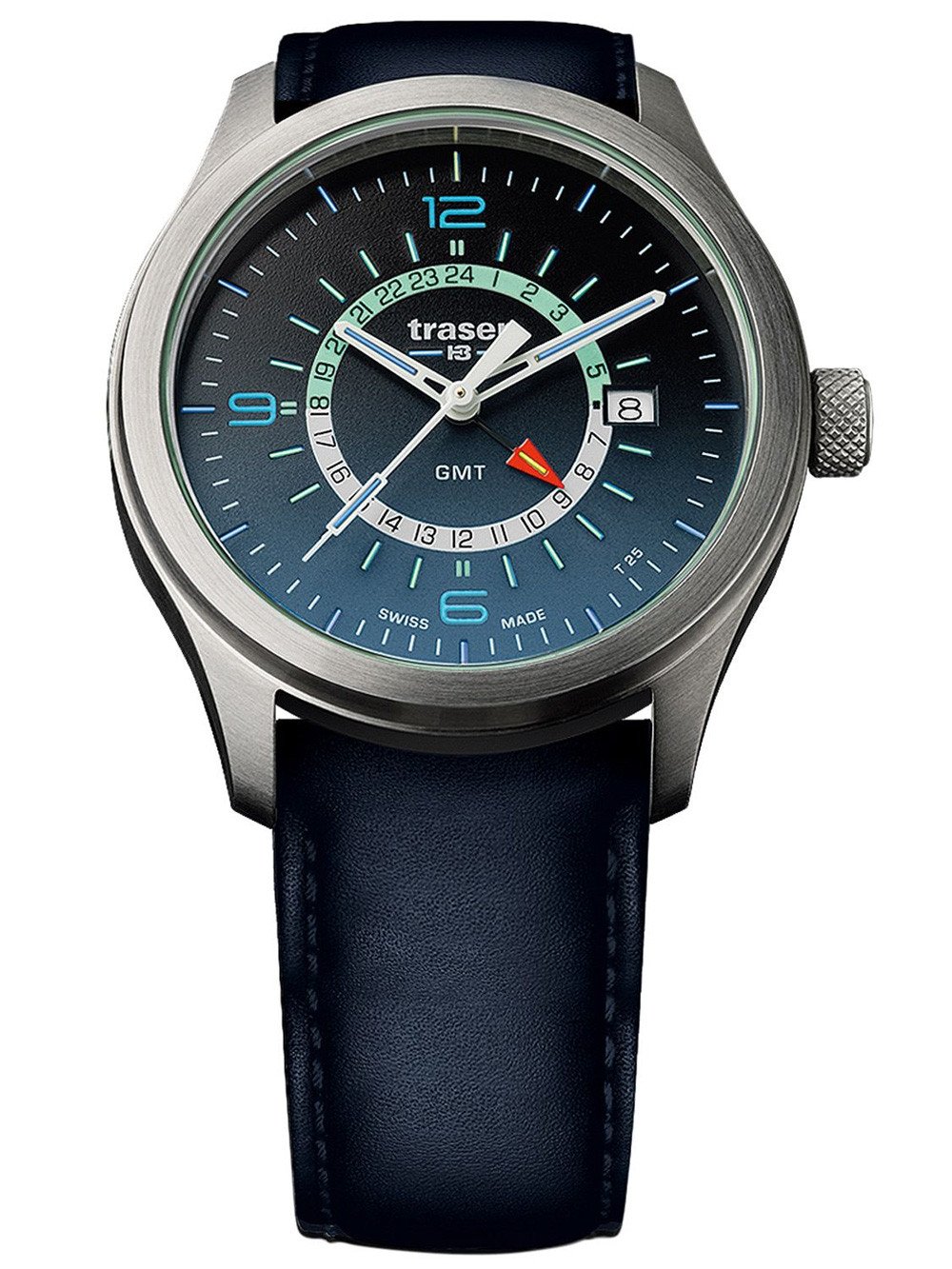 Traser H3 P59 Aurora GMT Blue Men's Watch 107035