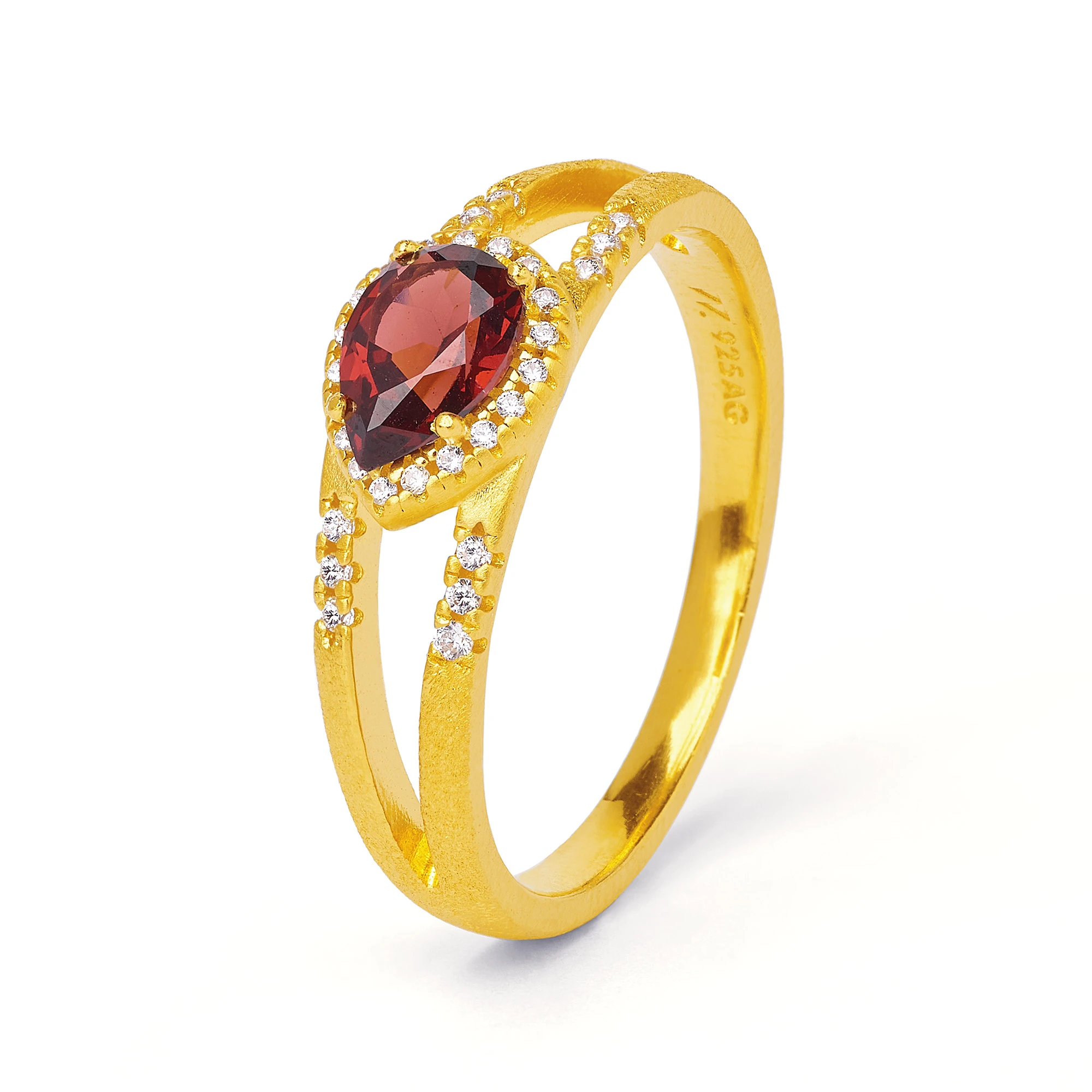 Bernd Wolf Antoinette Garnet Color 925 Sterling Silver 53141776-056