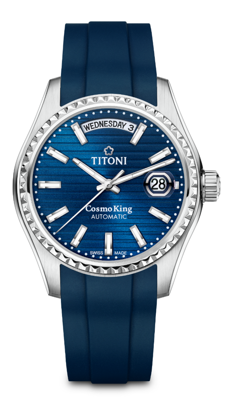 Titoni Cosmo men's watch 797 S-RBL-696