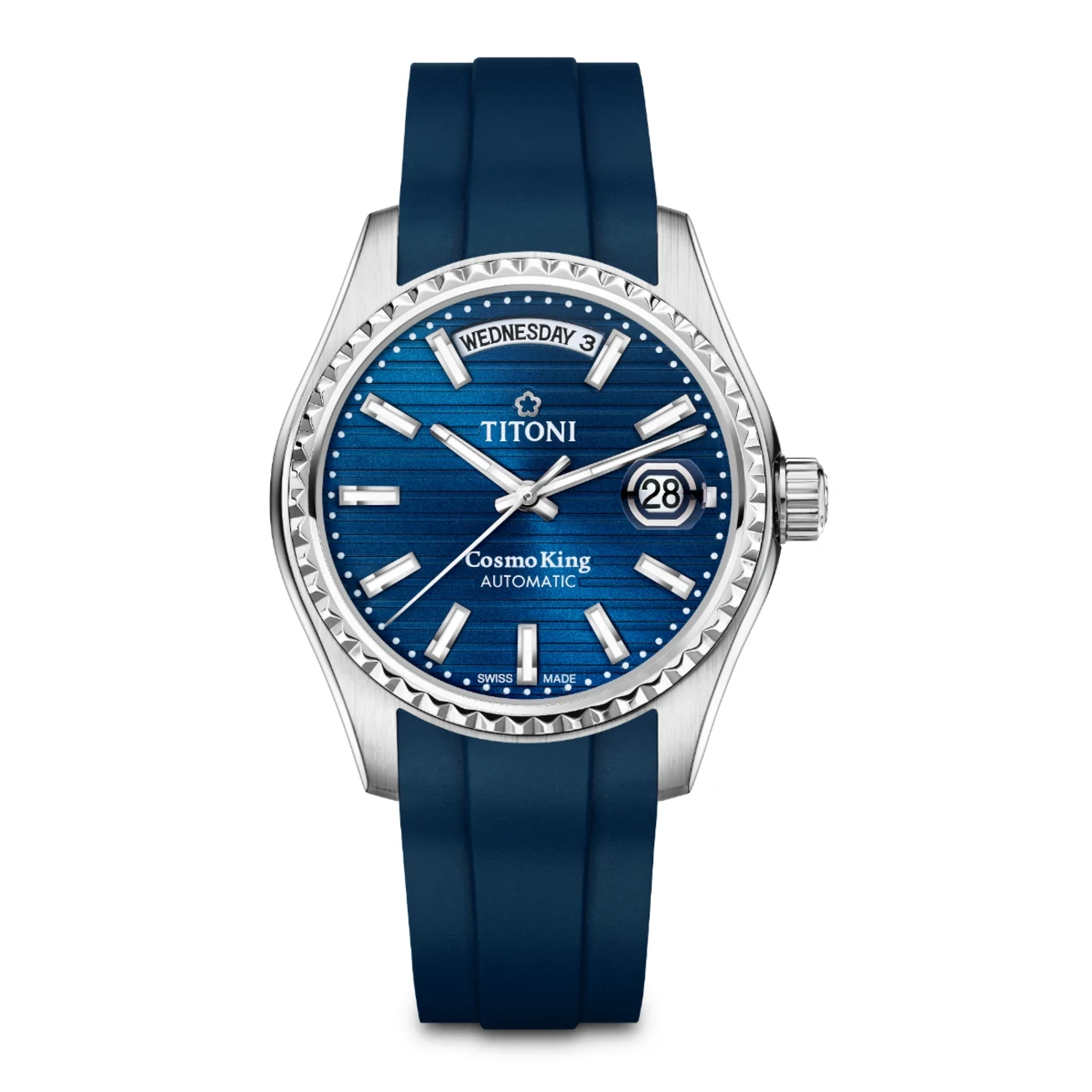 Titoni Cosmo King Blue Men's Watch 797S-RBL-696