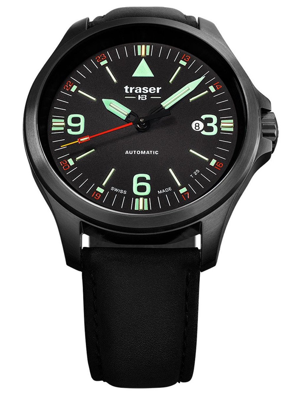 Traser H3 P67 Officer Pro Automatic Black Men's Watch 108075