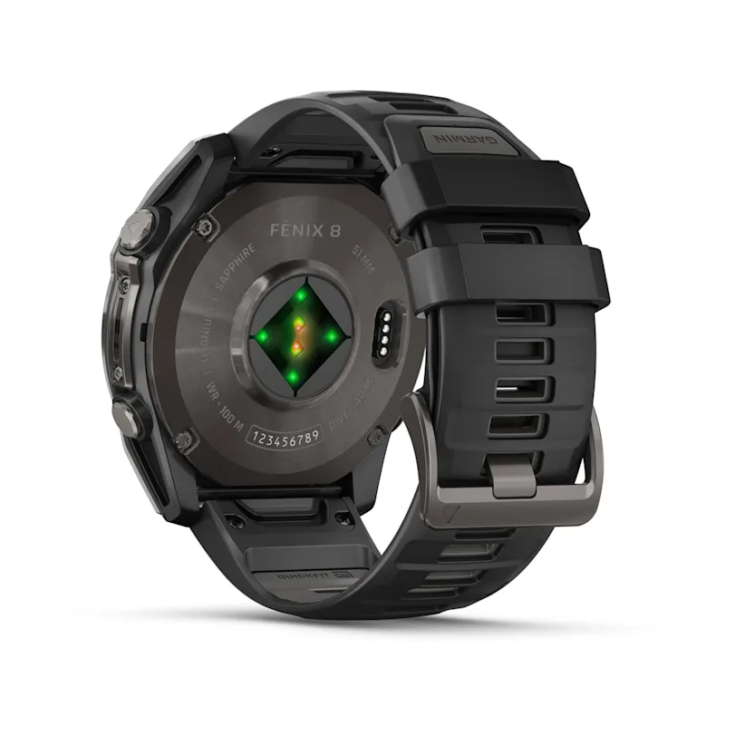 Garmin fēnix® 8 - 51 mm AMOLED Sapphire Black/Carbon Gray Titanium DLC 010-02905-21