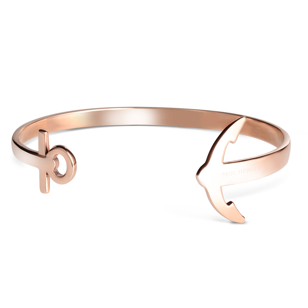 Paul Hewitt bangle ANCUFF IP rose gold S, PH-CU-R-S, 55 mm
