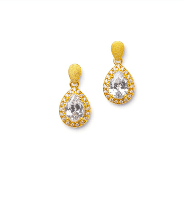 Bernd Wolf Antoinette earrings zirconia 24 carat 15528156