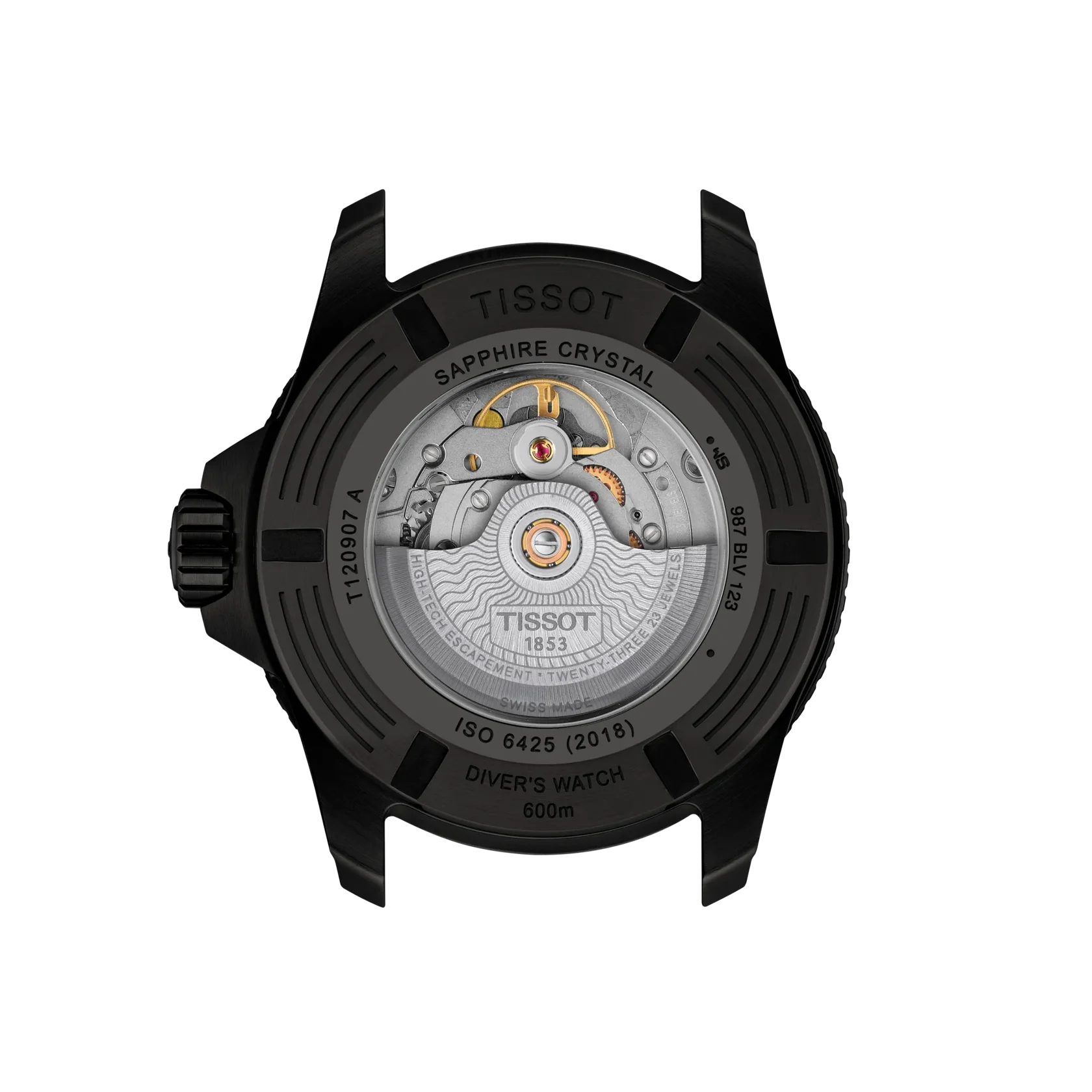 Tissot Seastar 2000 44mm, 80-hour power reserve, Swiss automatic movement, men's watch T120.907.37.051.00