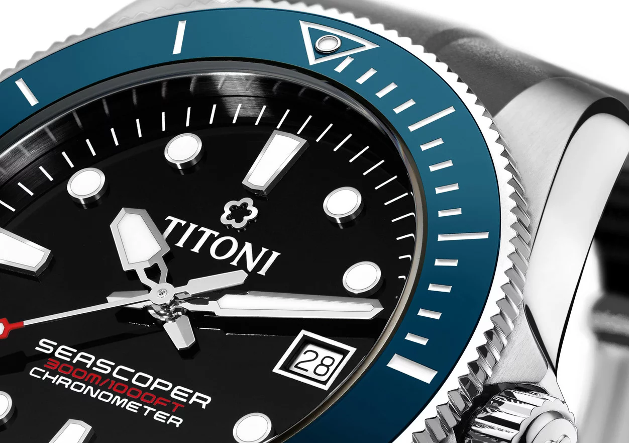 Titoni Seascoper 300 men's watch 83300 S-BE-R-706