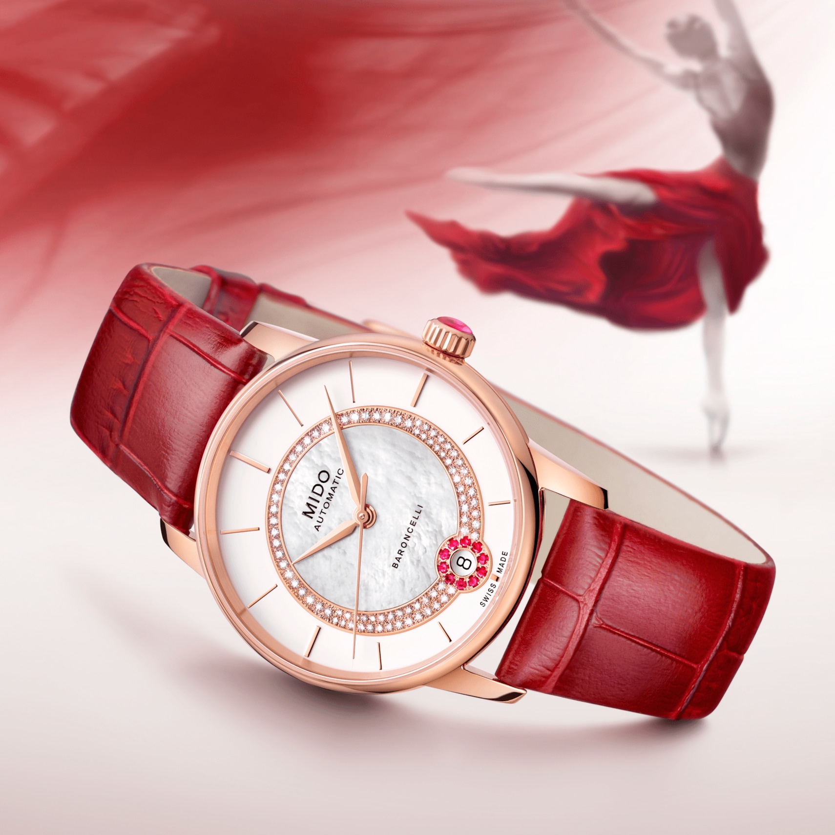 MIDO Baroncelli Lady Necklace Women's Watch M037.807.36.031.01