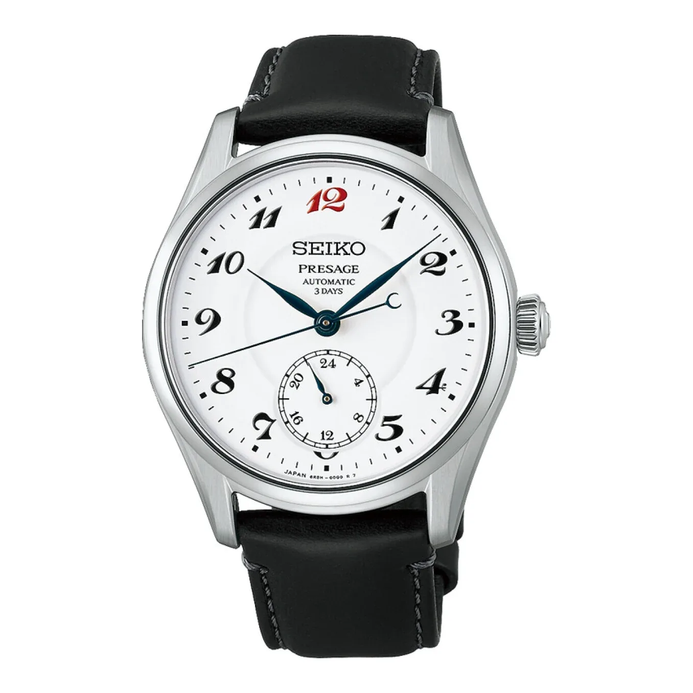 Seiko Presage Classic Series Automatic 40 mm Leather Strap White Mens Watch HCC005J1