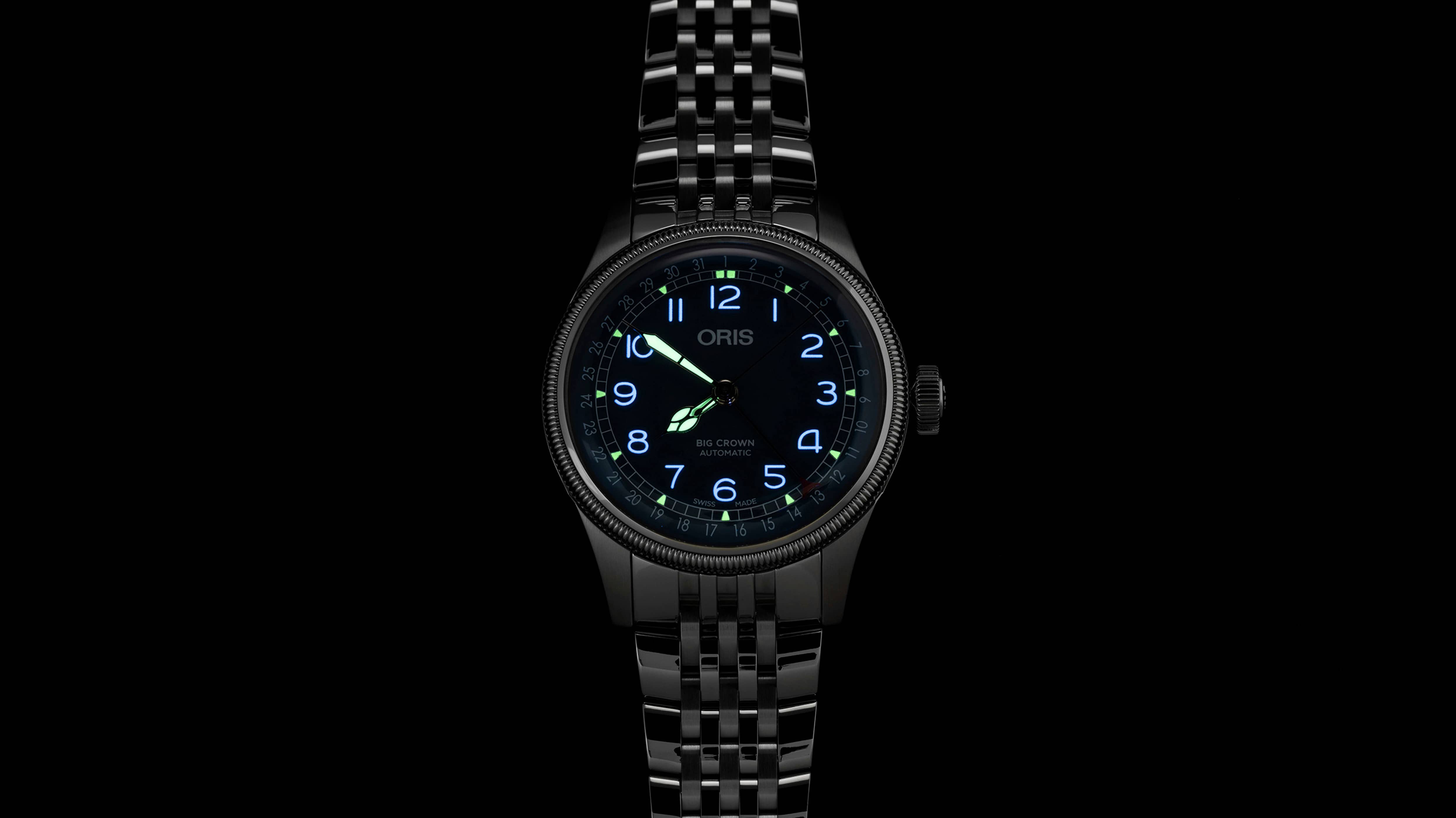 Oris BIG CROWN POINTER DATE men's watch 01 754 7785 4065-07 8 20 02