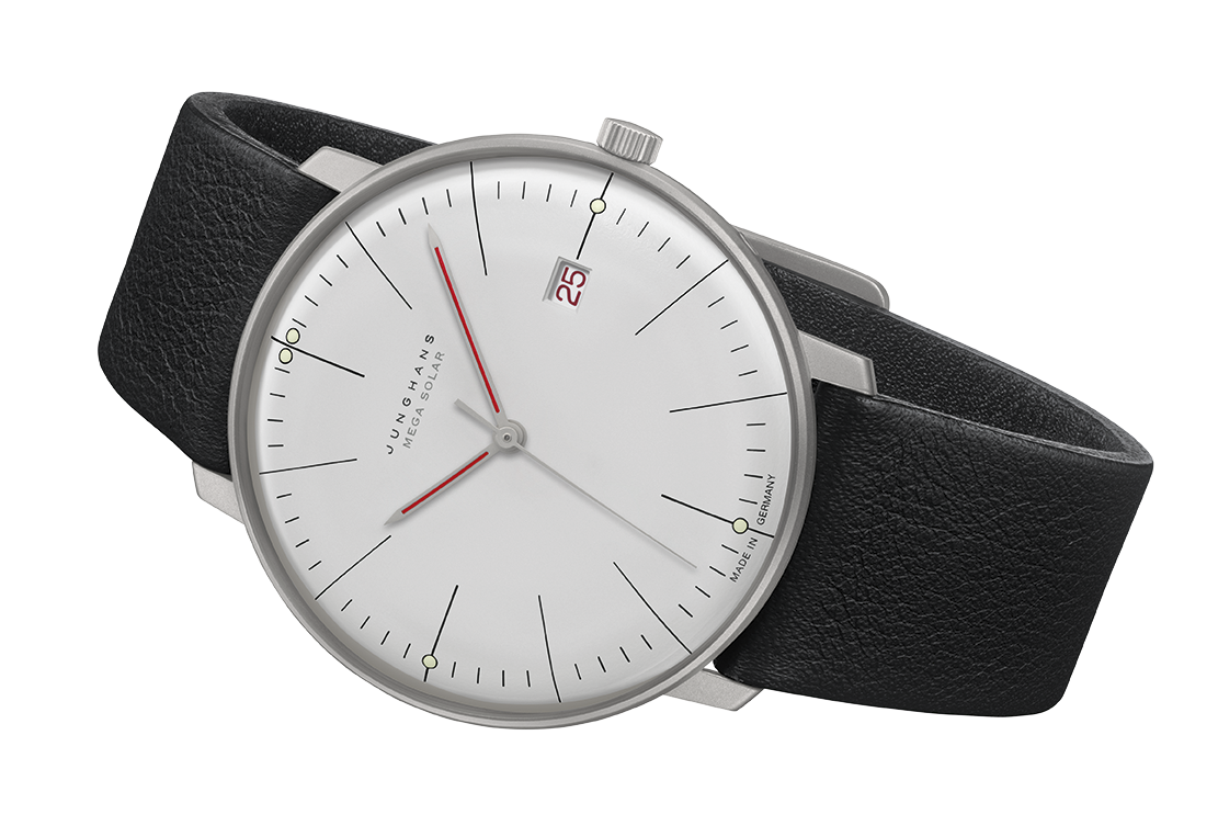 Junghans Max Bill Mega Solar Bauhaus men's watch 059/2326.02