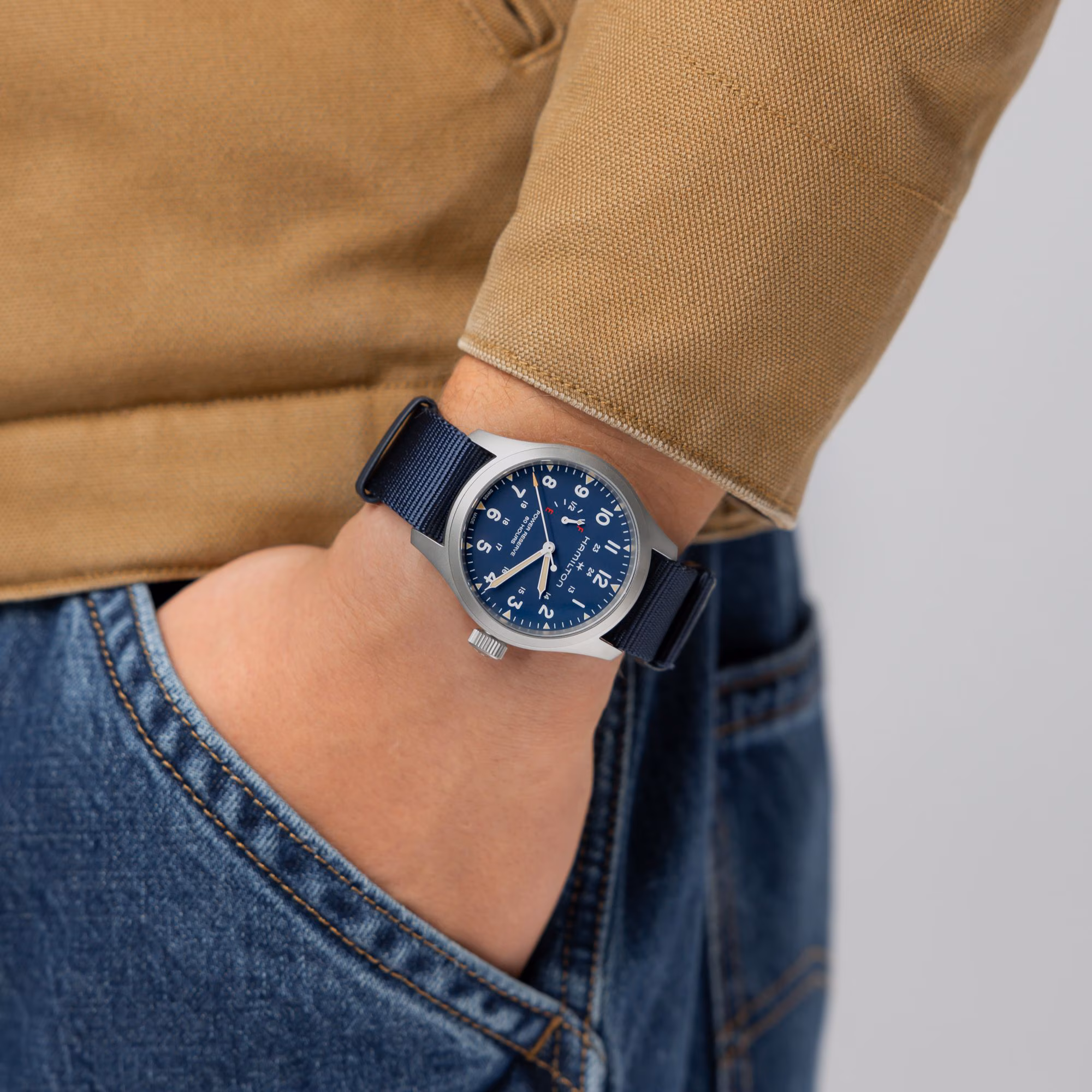 Hamilton KHAKI FIELD MECHANICAL POWER RESERVE 40MM Herrenuhr H69509940