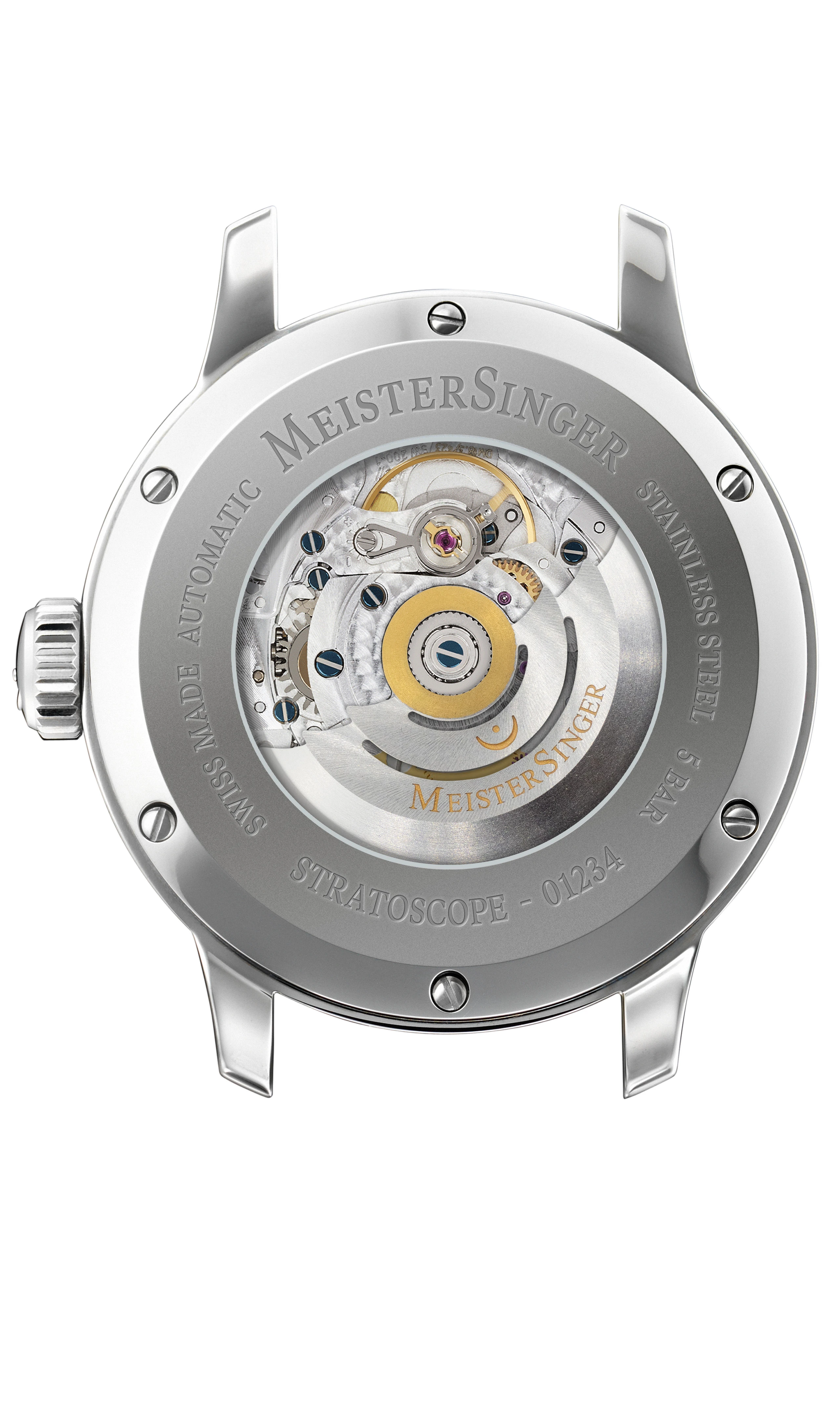 Meister Singer Stratoscope, automatic men's watch ST982G