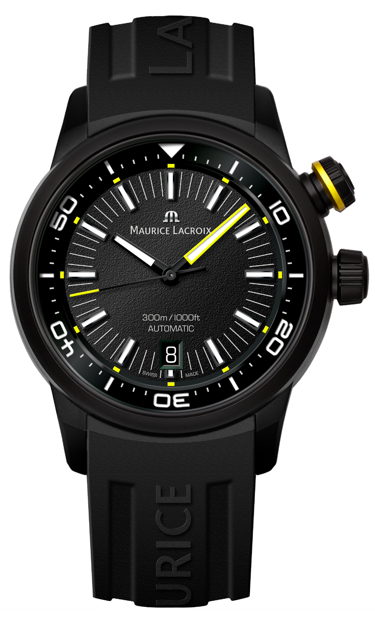 Maurice Lacroix Pontos Diver Men's Watch PT6248-DLB00-330-2