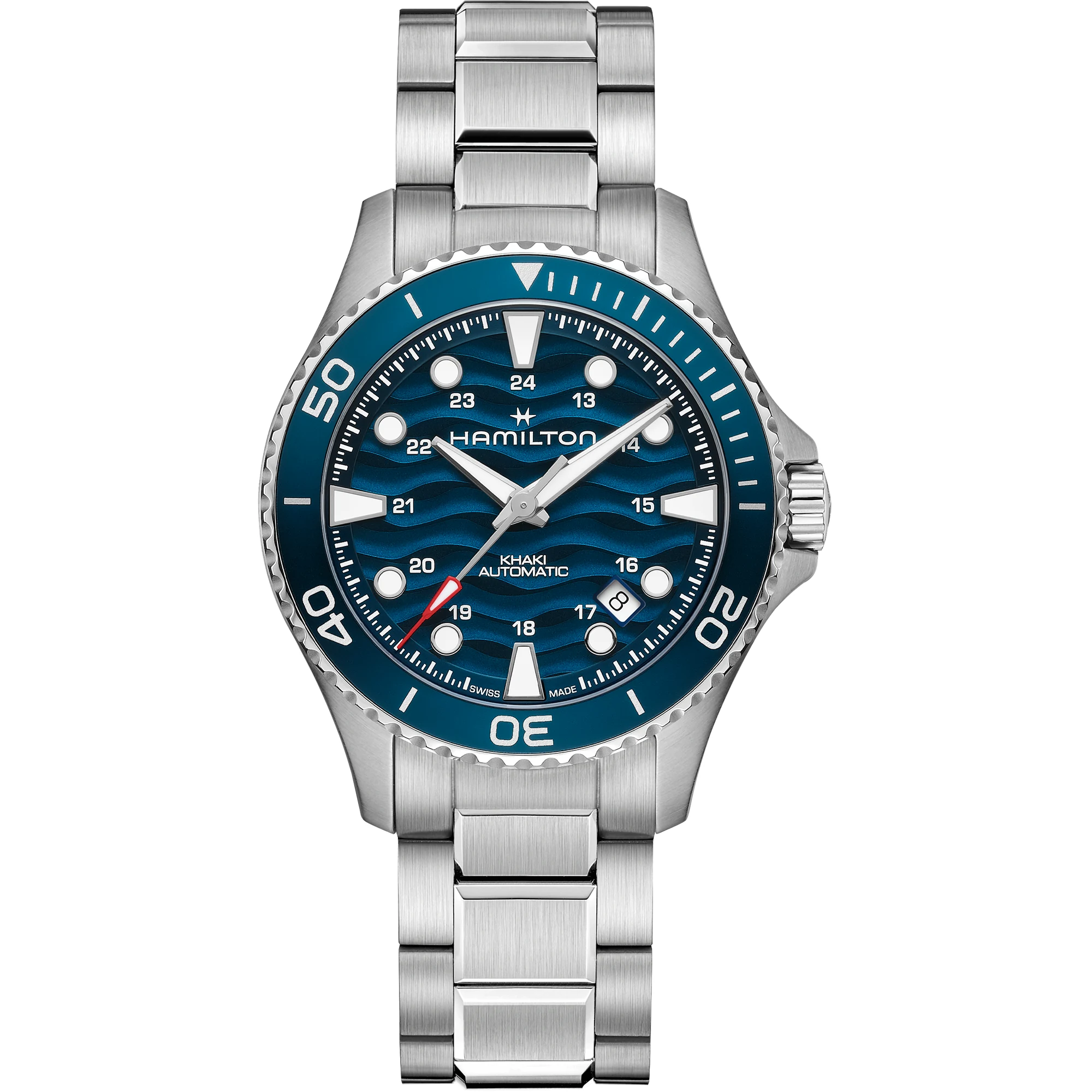 Hamilton Khaki Navy Scuba Auto 40 mm, Blue, 80 Hour Power Reserve Men's Watch H82425140