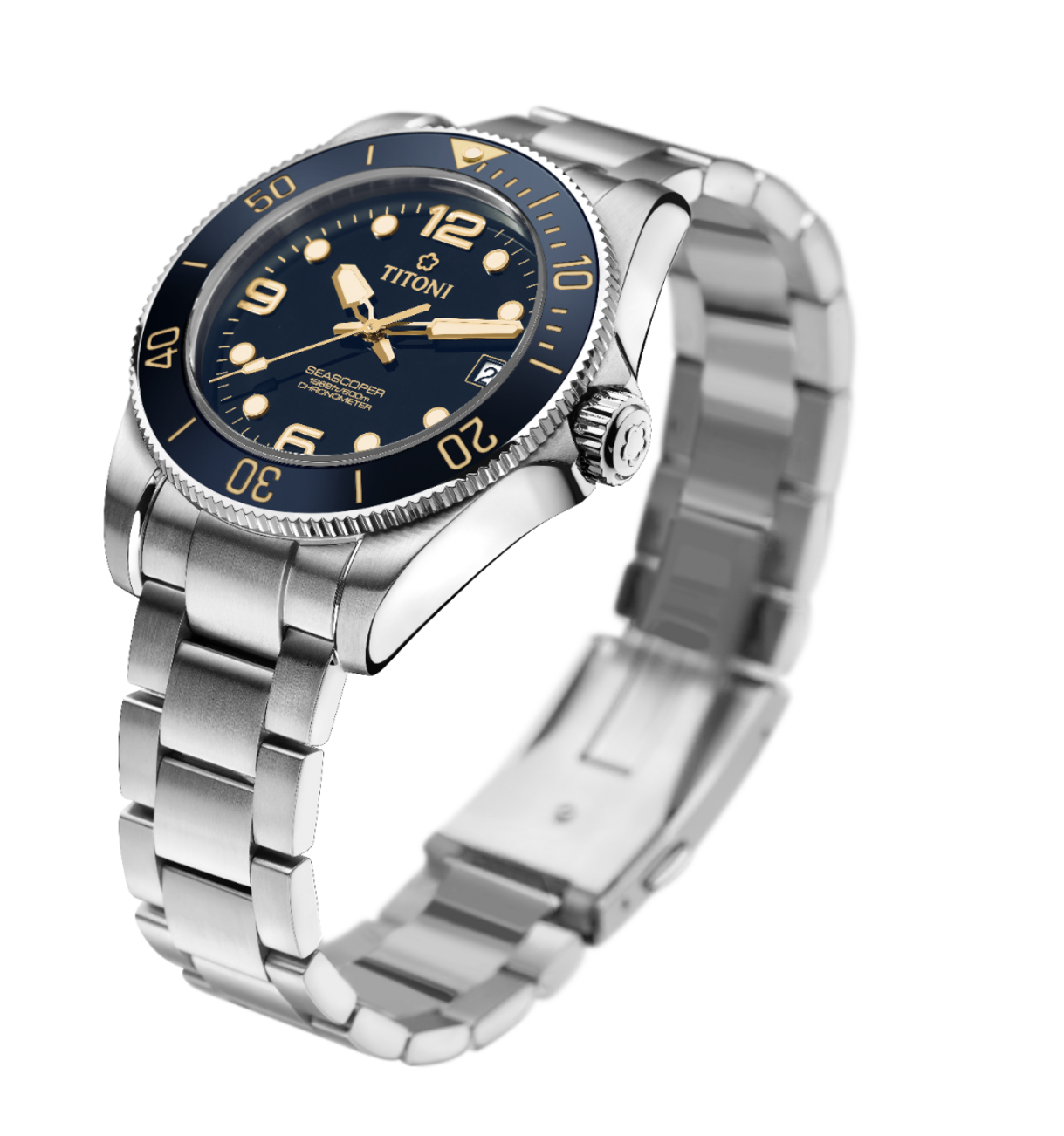 Titoni SEASCOPER RETRO CHRONOMETER 42MM men's watch 83601 S-BO-255