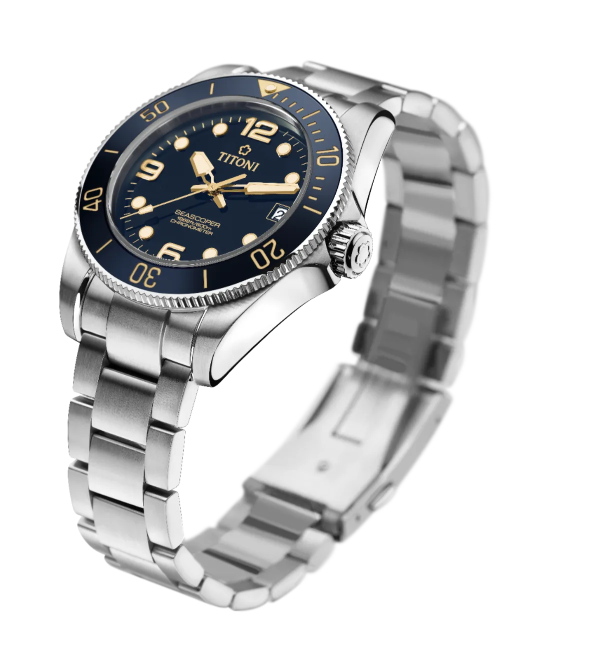 Titoni SEASCOPER RETRO CHRONOMETER 42MM men's watch 83601 S-BO-255