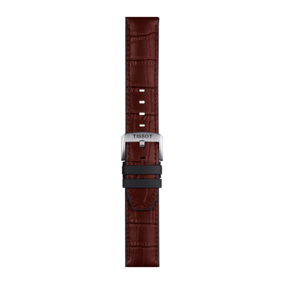 Tissot replacement strap brown leather