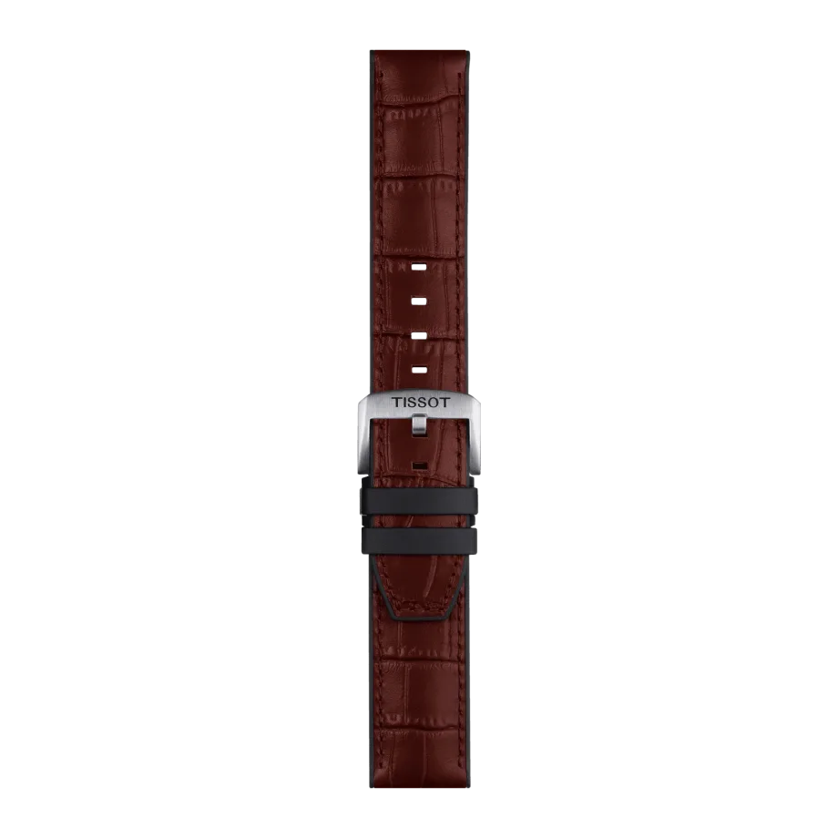 Tissot replacement strap brown leather