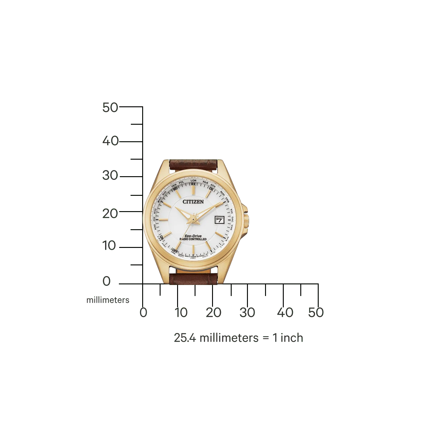 Citizen Eco-Drive Radio Controlled women's watch EC1183-16A