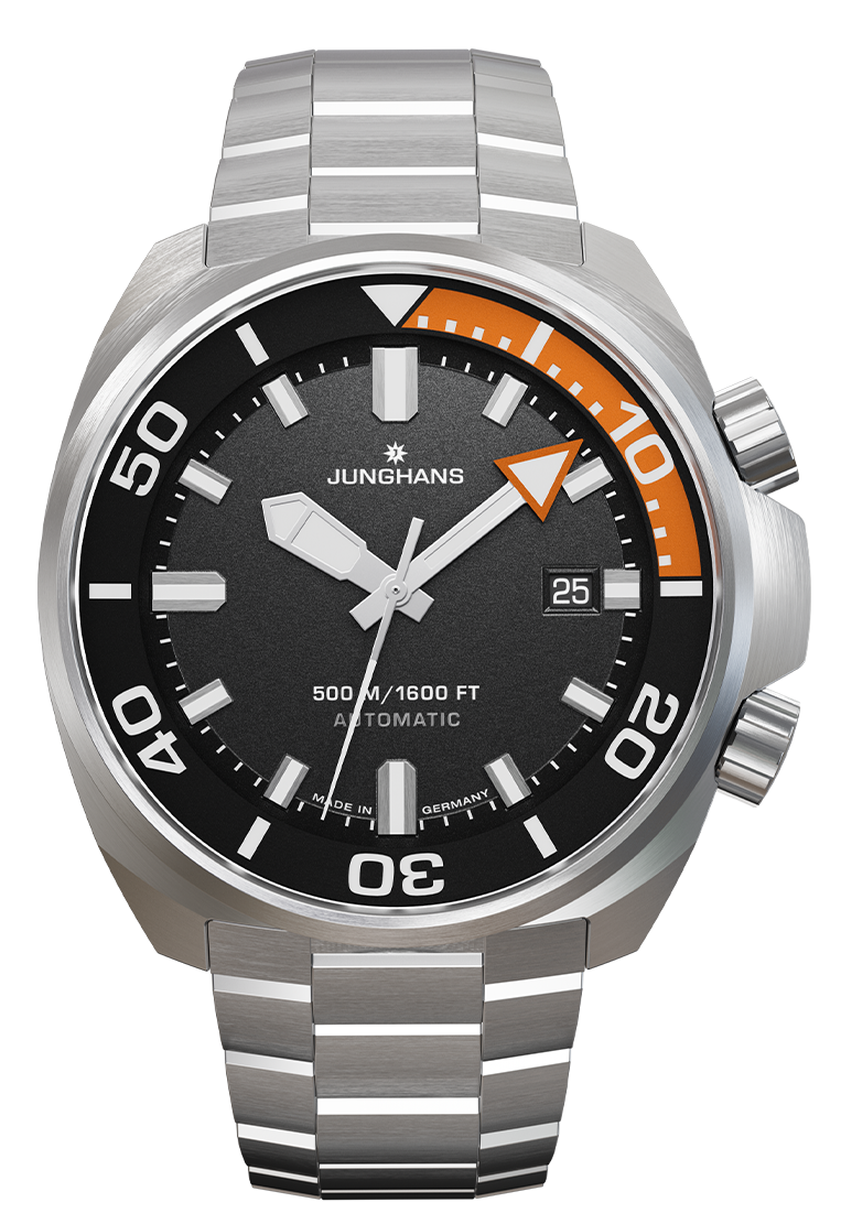 Junghans Aquaris Diver, diver's watch up to 50 bar, automatic movement men's watch 27/4668.44