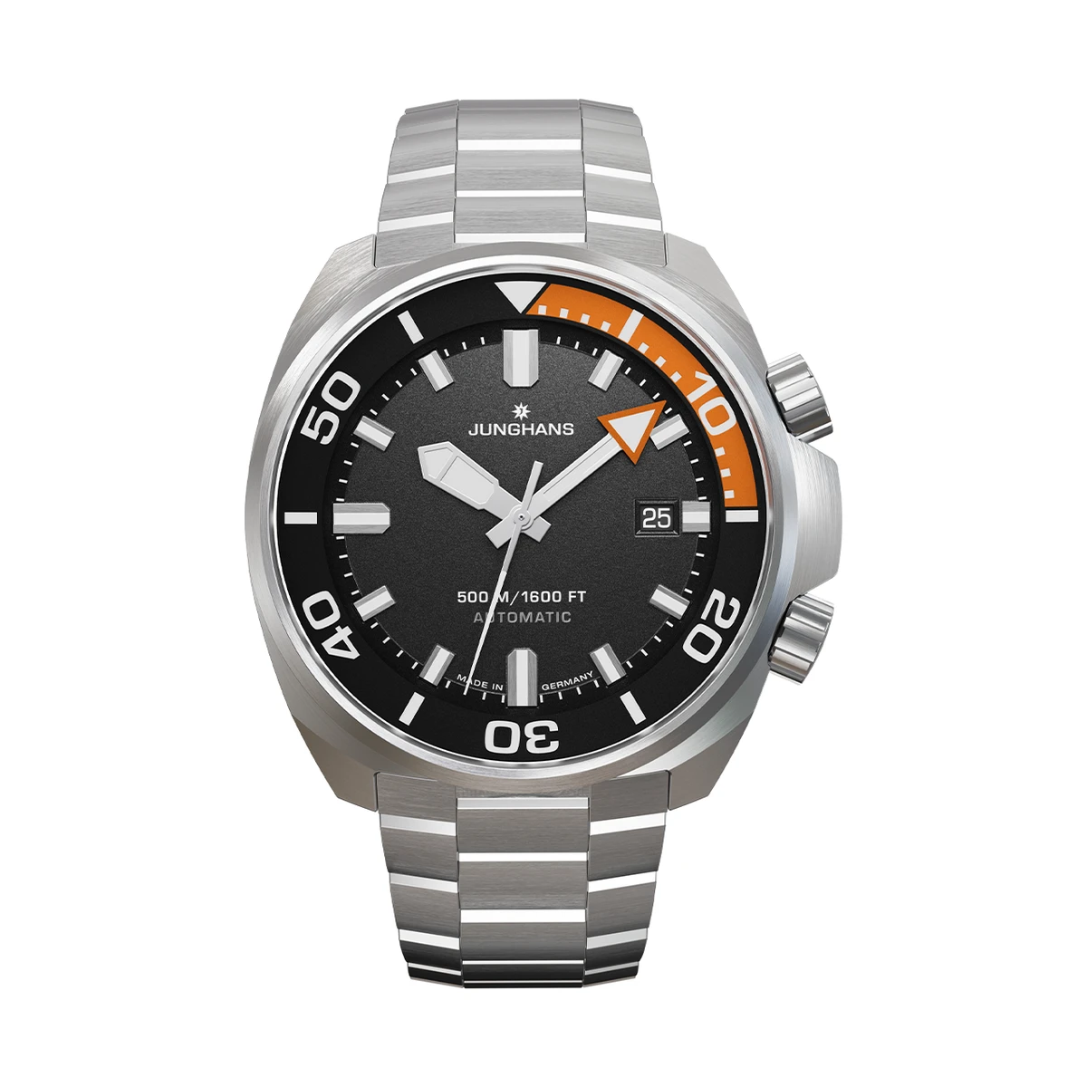Junghans Aquaris Diver, diver's watch up to 50 bar, automatic movement men's watch 27/4668.44