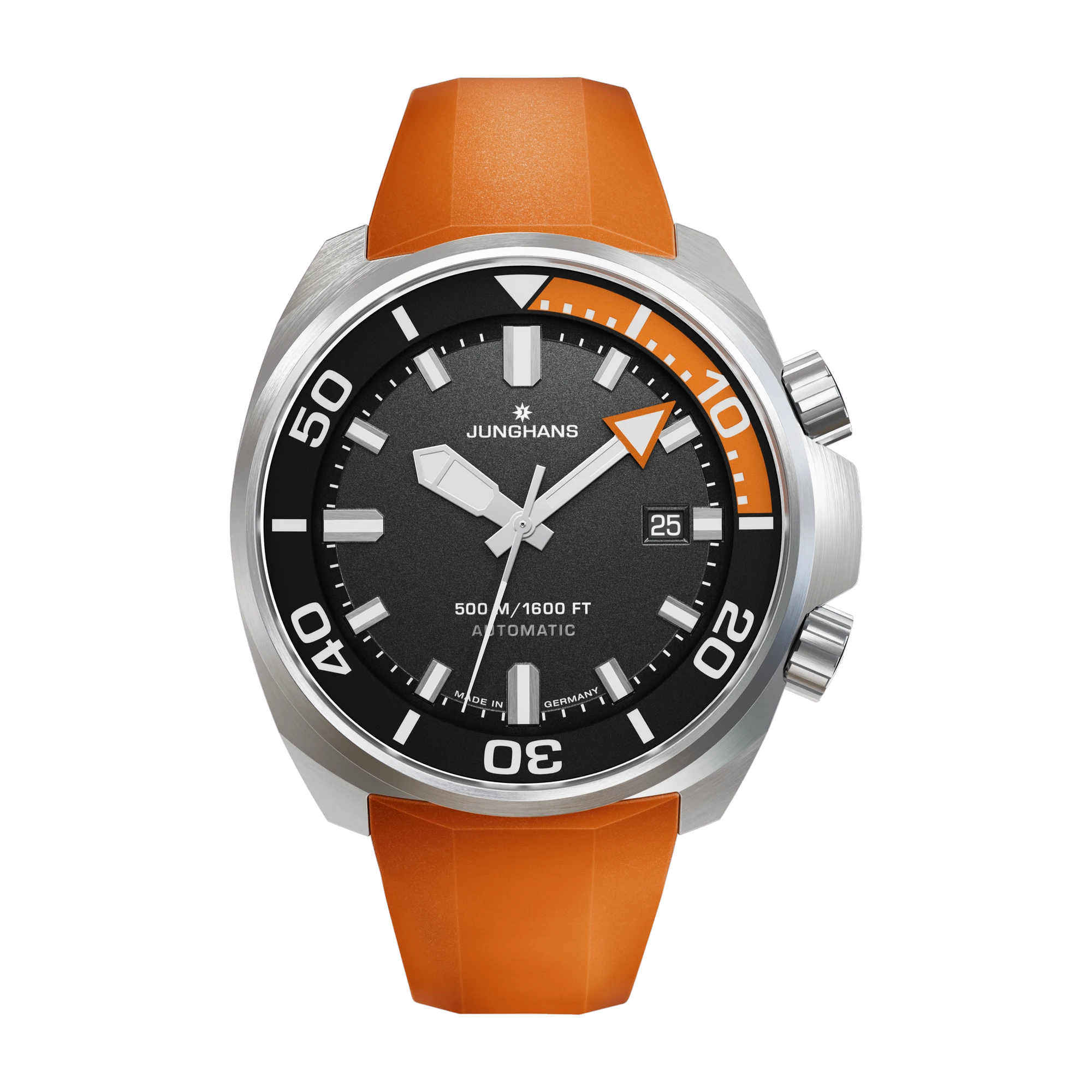 Junghans Aquaris Diver, diver's watch up to 50 bar, automatic movement men's watch 27/4668.44