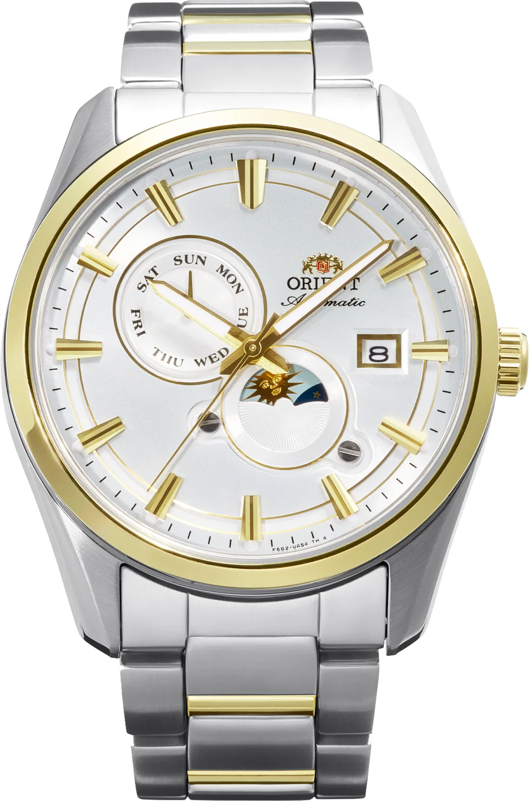 Orient Sun and Moon Automatic 41.5 mm White Men's Watch RA-AK0312S30B