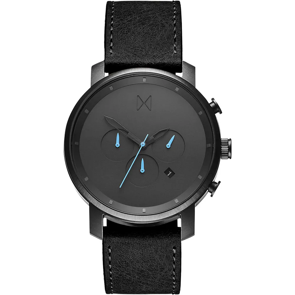 MVMT Men's Watch Chrono Gunmetal Black MC01-GUBL Movement