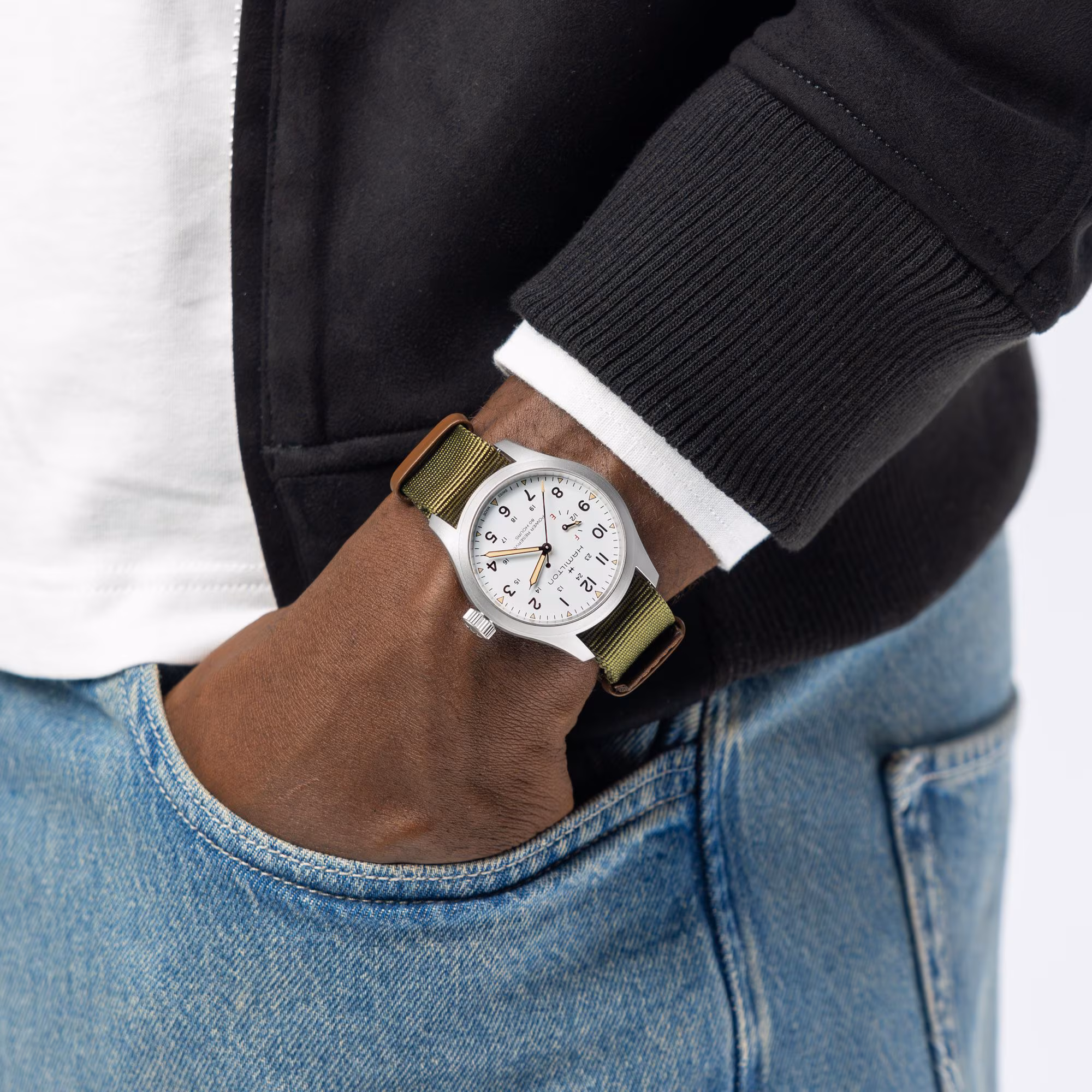 Hamilton KHAKI FIELD MECHANICAL POWER RESERVE 40MM Herrenuhr H69509910