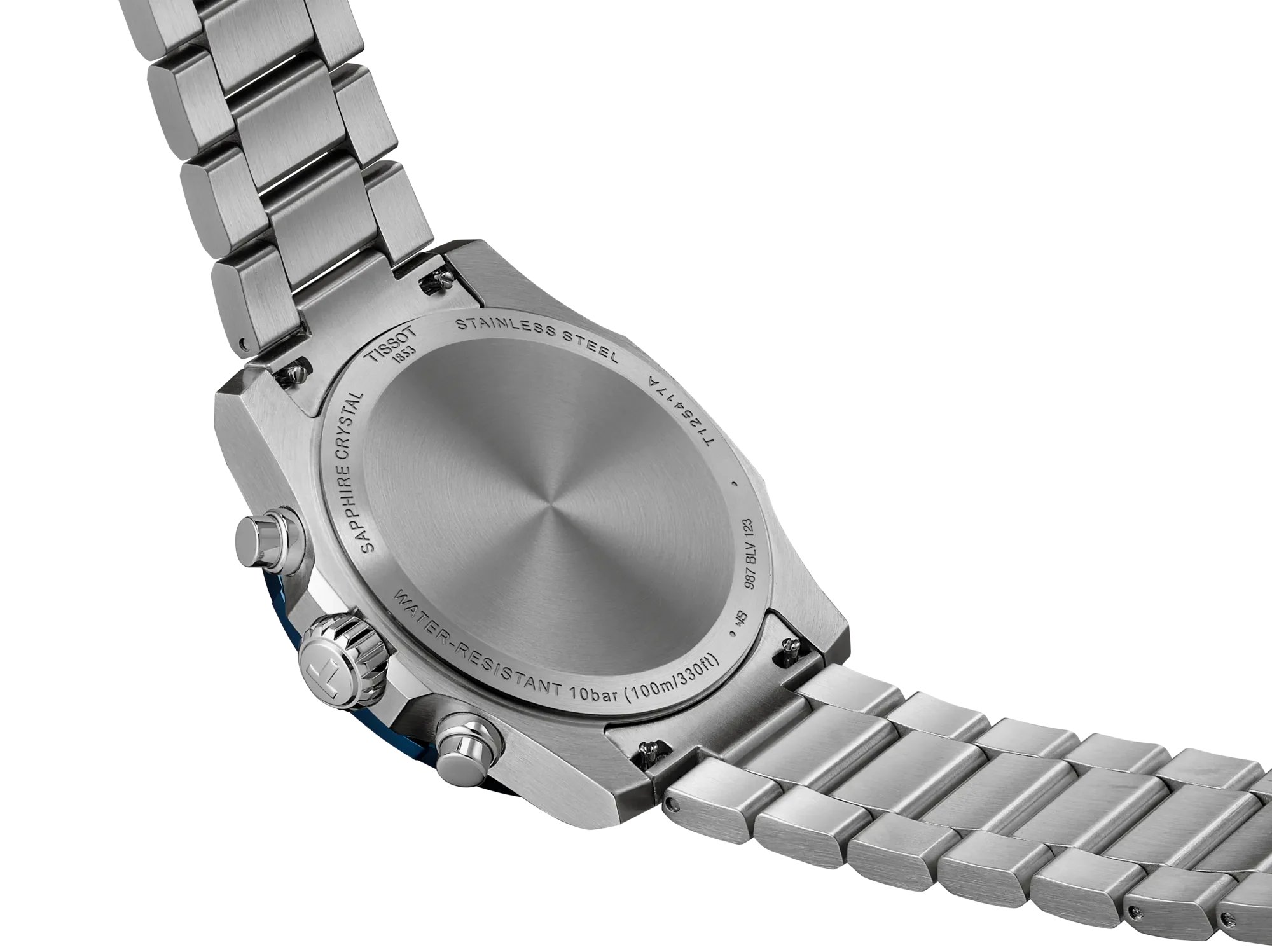 Tissot Supersport Chrono 42mm, quartz movement, butterfly folding clasp with pushers, men's watch T125.417.11.041.00