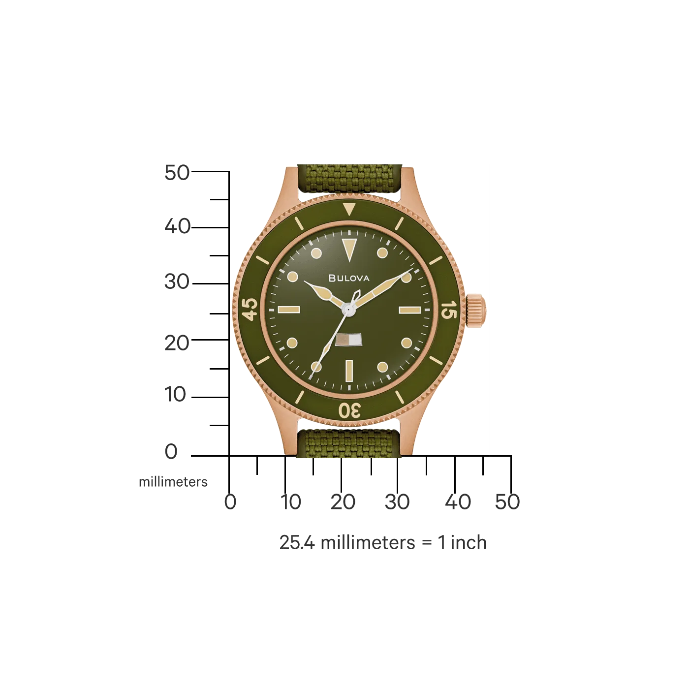 Bulova automatic men's watch 98A324