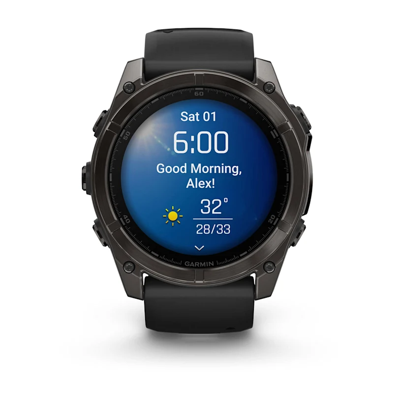 Garmin fēnix® 8 - 51 mm AMOLED Sapphire Black/Carbon Gray Titanium DLC 010-02905-21