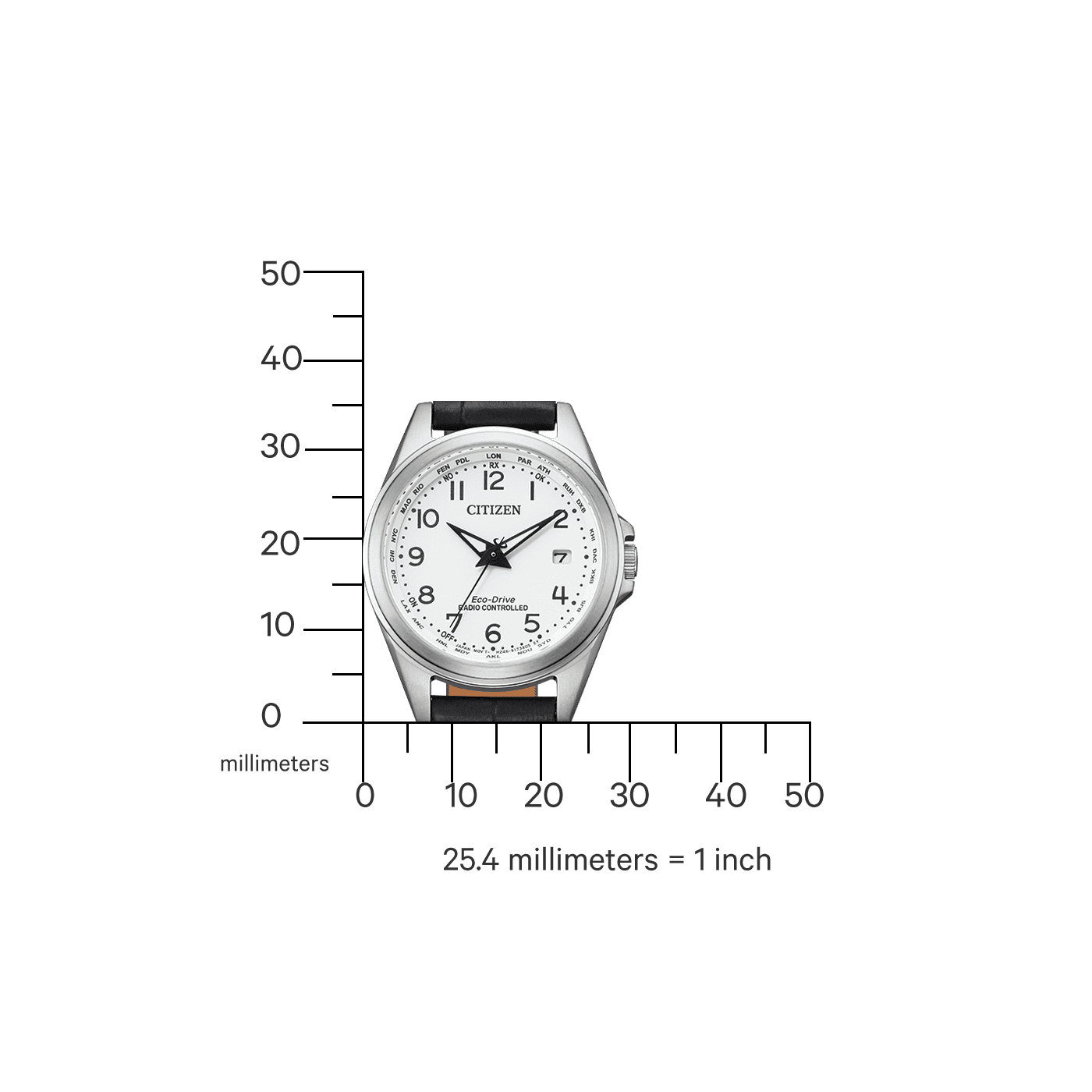 Citizen Eco-Drive Radio Controlled Women's Watch EC1180-14A